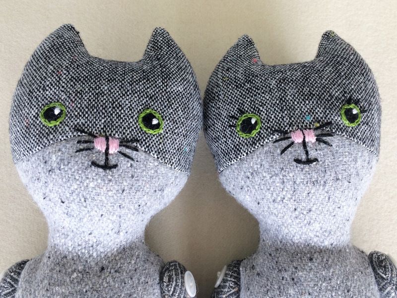 Barnigjen symønster Katt