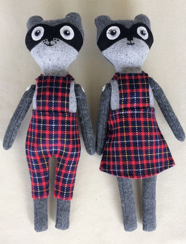 Barnigjen symønster Brillebjørn